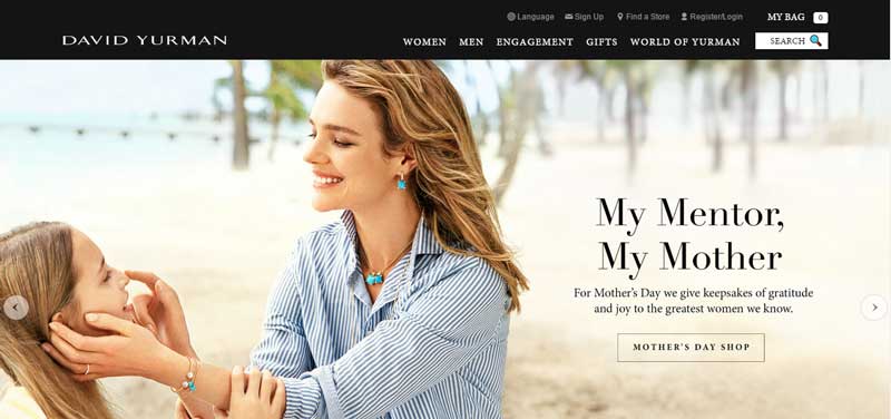 �錚�W(w��ng)վ�O(sh��)Ӌ����--David Yurman